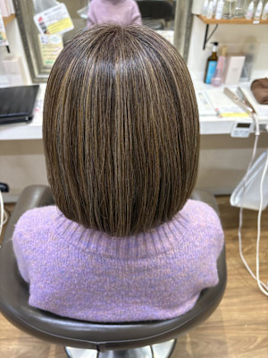 ボブ×ハイライト