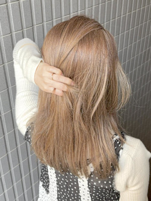 ブリーチなしダブルカラー