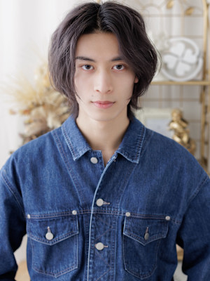 フェザーパーマローライトカラールーズショート　フェザーパーマ