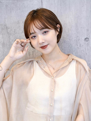 似合わせ小顔カット/丸みショートボブ/清澄白河/森下