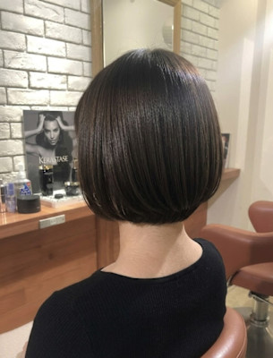 艶髪コンパクトショートボブ【214スタイル】