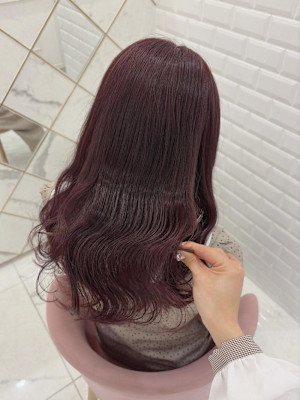 ブリーチなし！ピンクラベンダー＊まゆ