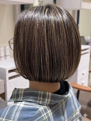 大人可愛いコンパクトボブ