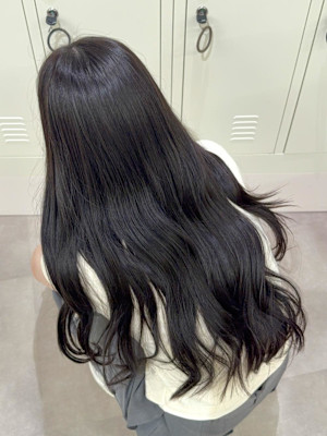 透明感カラー、艶髪