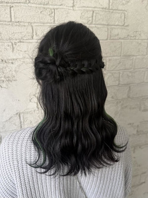 池袋ヘアメイク 池袋ヘアセット くるみちゃんヘア