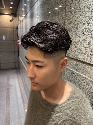 ニュアンスパーマ×フェードスタイル