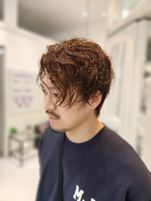 メンズカットパーマスタイル