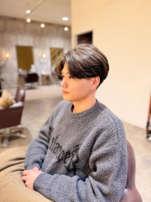 センターパートハイライト【ARCH片山】