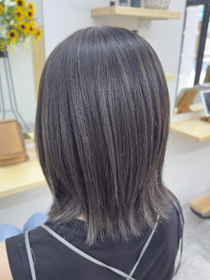 白髪ぼかしデザインカラー