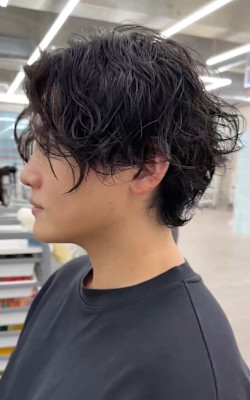 大人の色気◎ラフウェーブパーマ