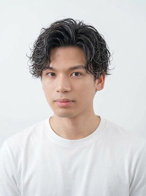 かきあげスパイラルパーマ