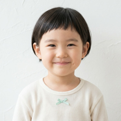 ピュアな天使のベビーショート★眉上バングでお手入れ簡単