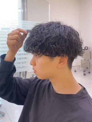men's波巻きスパイラルパーマ/阿部広大【大船】