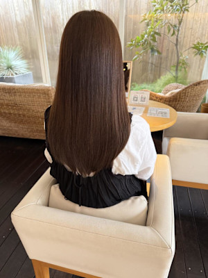 ナチュラルストレートスタイル