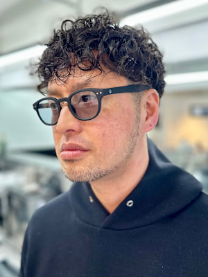 メンズ/スペインカール/マッシュ/ツーブロック