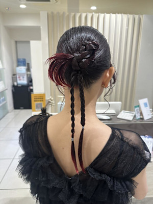 カチモリヘアアレンジ