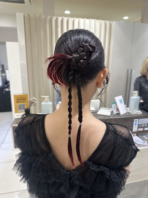 カチモリヘアアレンジ