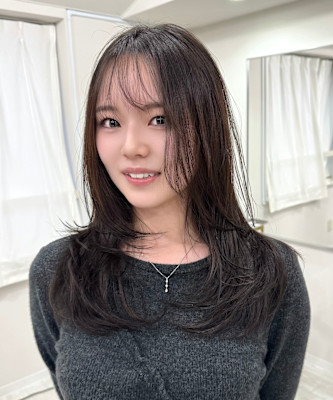 ミニウルフ/ウェットヘア/オリーブベージュ[上大岡]