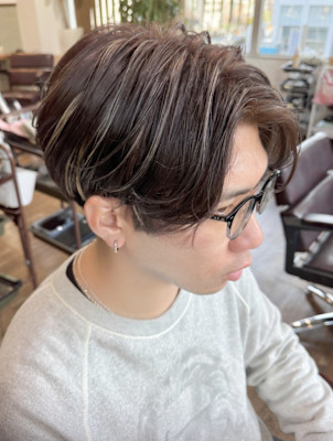 メンズ　ハイライト【飯田淳平】Re:ta Hair