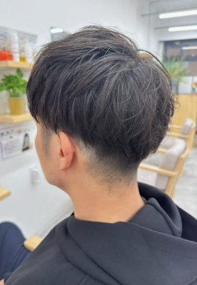 刈り上げマッシュレイヤースタイル