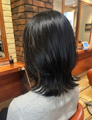 大人可愛い外ハネウルフ【218スタイル】