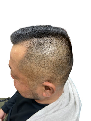 シンサイ刈り×フェード ベリーショート／