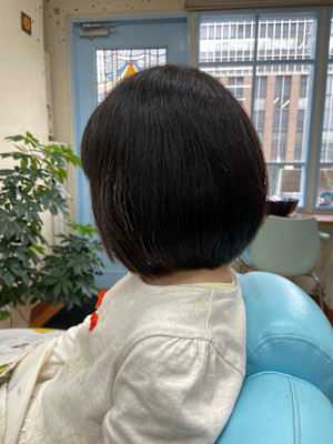 ナチュラルボブ 丸み／まとまり／キッズカット