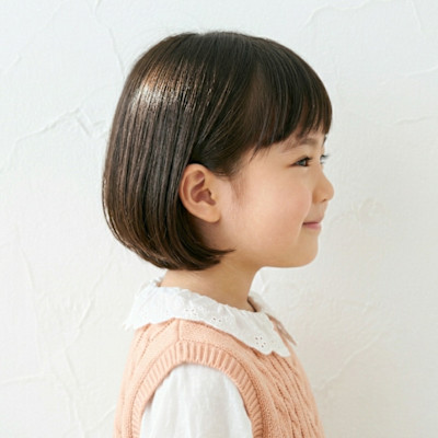 乾かすだけでまとまる♪愛されキッズ・ラウンドボブ