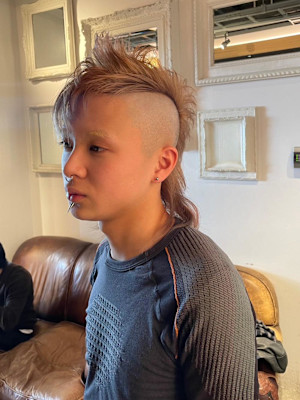 soft beige mahawk ソフトベージュ　モヒカン