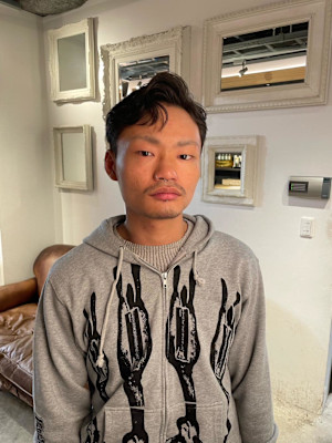 gentle cut かきあげスタイル