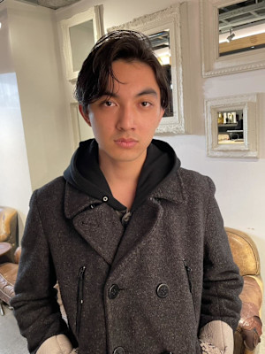 メンズショート　 毛流れスタイル