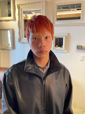 orange color short オレンジカラー