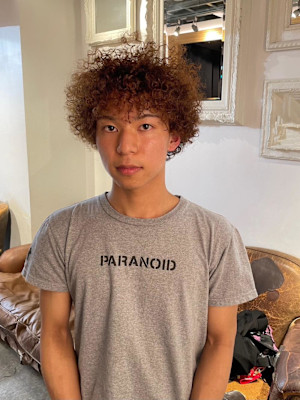 curly perm カーリーパーマ