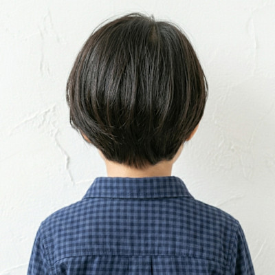 都会的キッズレイヤーショート/流しバング