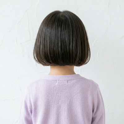 都会的ミニボブ×シースルーバング