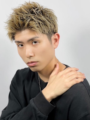 ハイトーンスパイキーショート