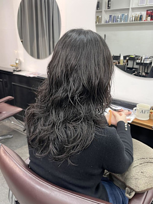 ウルフパーマ/ロングレイヤーパーマ/ニュアンスパーマ