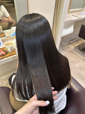 縮毛矯正，酸性ストレート