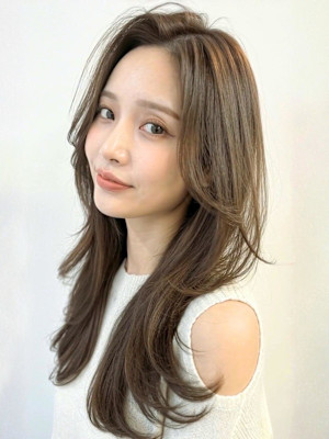 艶髪♪顔周りレイヤーロング