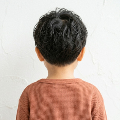 わんぱく清潔感！キッズ・くせ毛風ラフショート