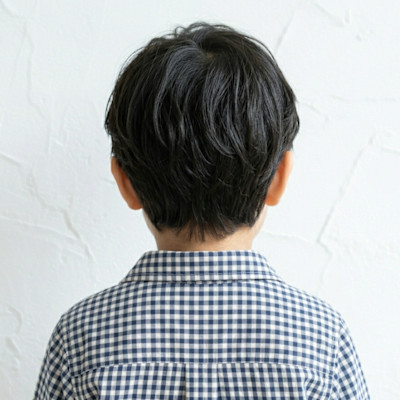 おませな好奇心　キッズ・ソフトウルフショート