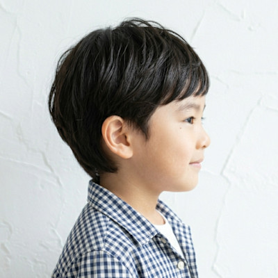 おませな好奇心　キッズ・ソフトウルフショート