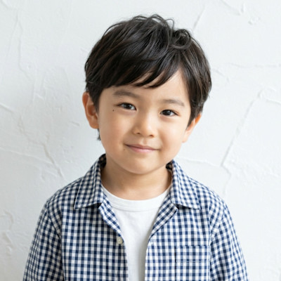 おませな好奇心　キッズ・ソフトウルフショート