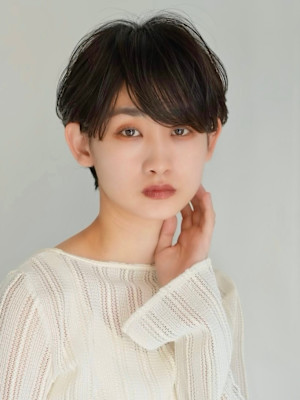 前下がりショート・ボブ/絶壁解消/前髪あり/40代/30代