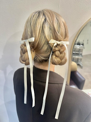 ふわふわツインアレンジ