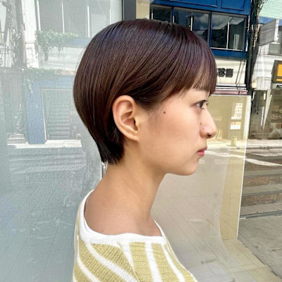 ショート×ショートボブ×マッシュショート×丸みヘア×横浜