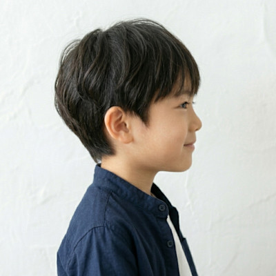 【都会的マッシュウルフ】シースルーバング×骨格補正キッズ