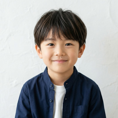 【都会的マッシュウルフ】シースルーバング×骨格補正キッズ