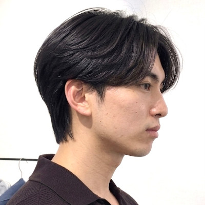 女性向け抜群！毛流れセンターパート