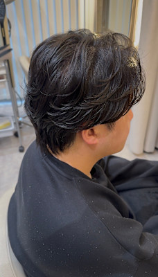 ニュアンスパーマ×レイヤー｜艶感と毛流れで作る大人スタ